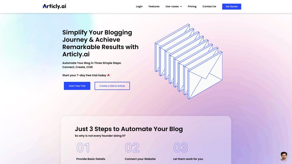 Articly.ai Website screenshot