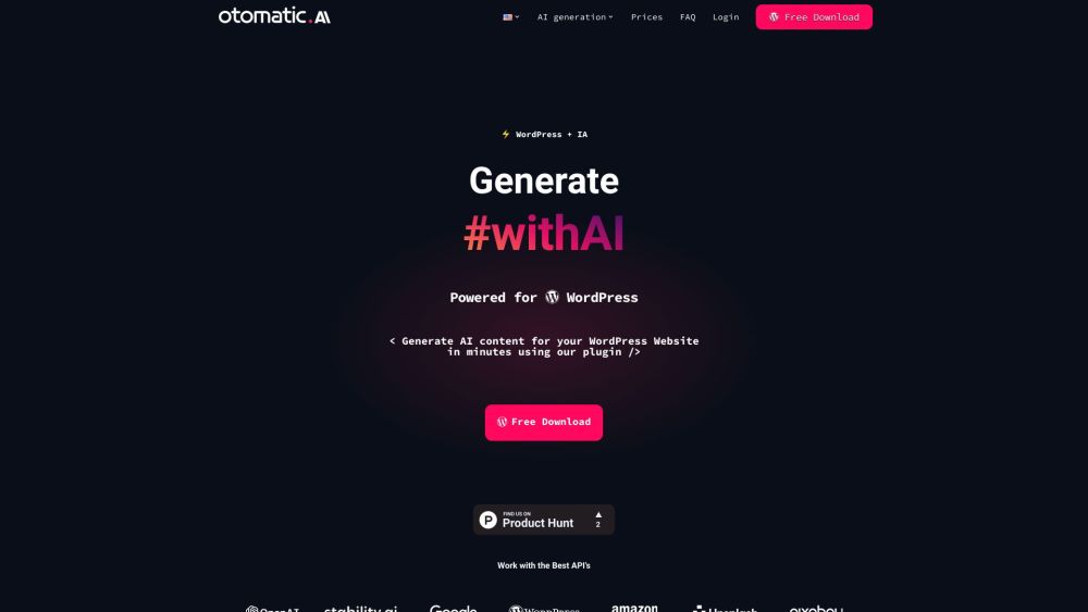 otomatic.ai Website screenshot