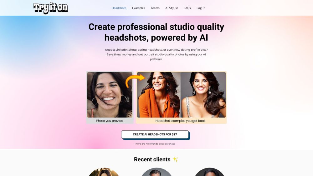 Try it on AI Website screenshot