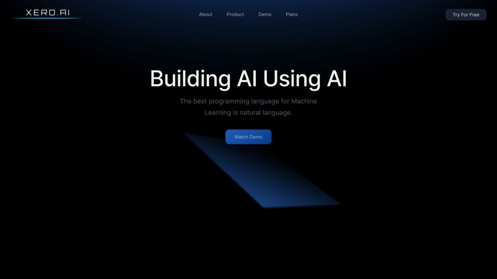 Xero.AI Website screenshot