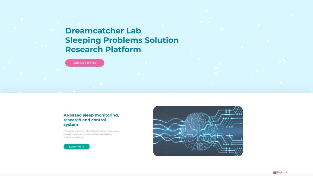 DreamCatcherLab Website screenshot