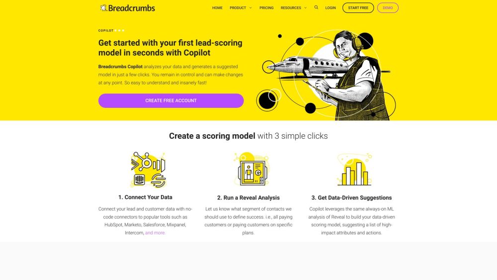 Breadcrumbs Website screenshot