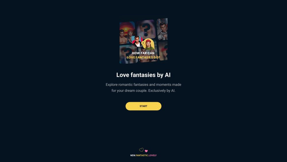 Love Fantasies by AI Website screenshot