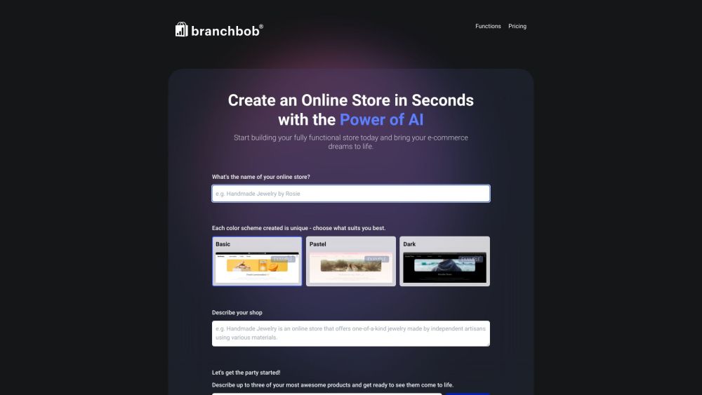 branchbob Website screenshot