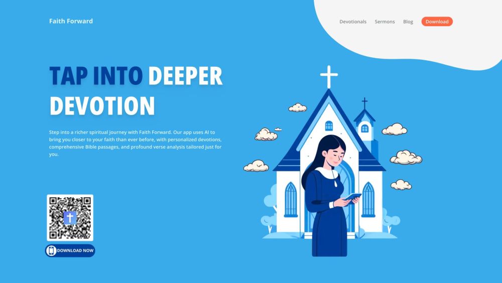 Faith Forward Website screenshot