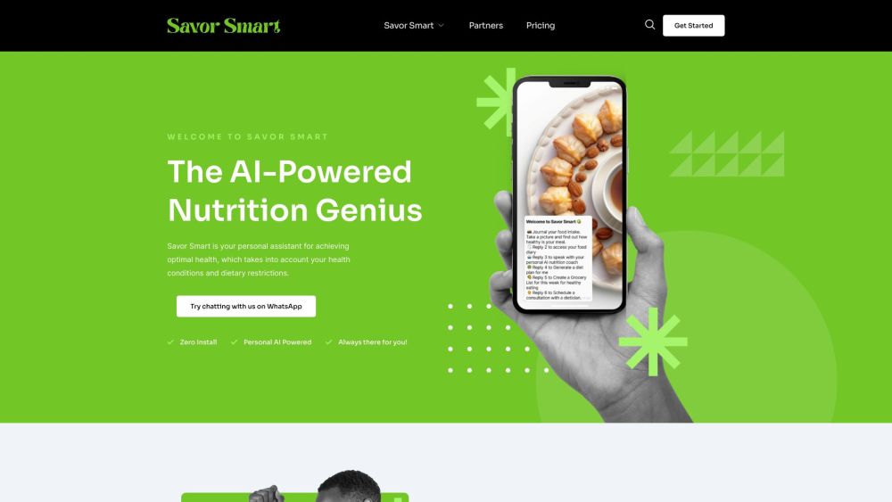 Savor Smart Website screenshot