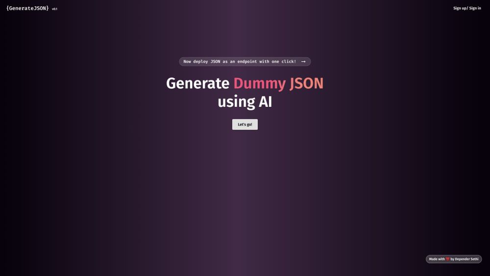 Create React App Generator Website screenshot