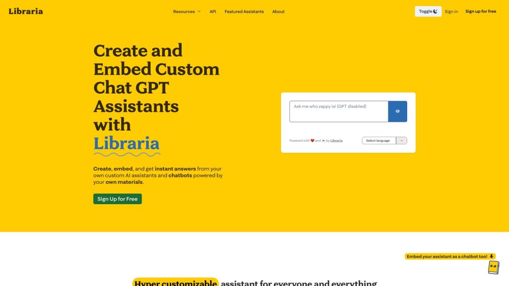 Libraria Website screenshot