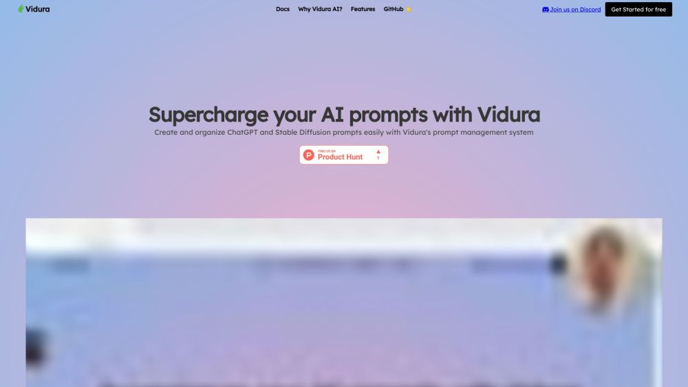 Vidura AI Website screenshot