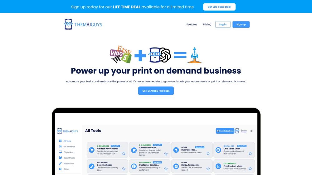 Them AI Guys - Power up your ecommerce Website screenshot