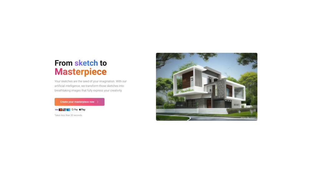 SketchImage.AI Website screenshot