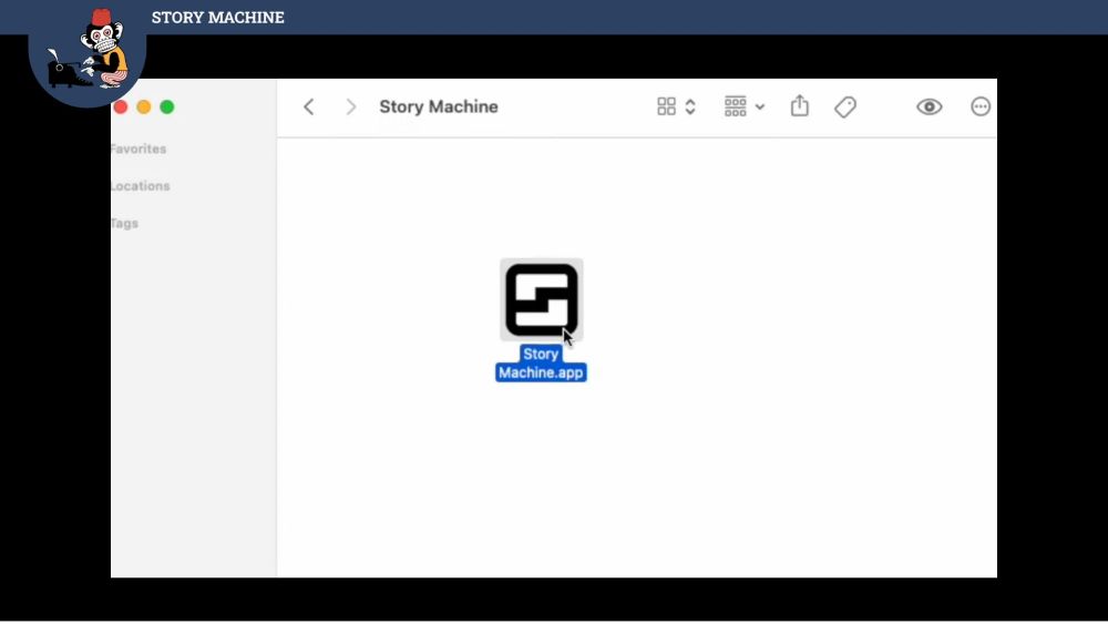 Story Machine Website screenshot