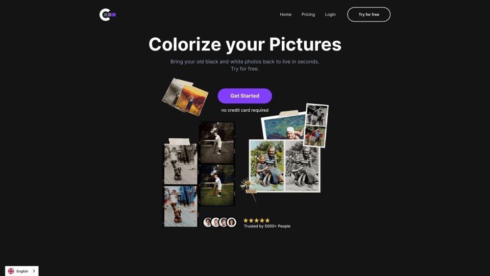 123colorize.com Website screenshot