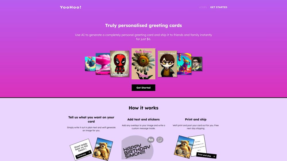 YooHoo! Website screenshot