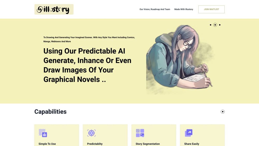 Illustory Studio Website screenshot