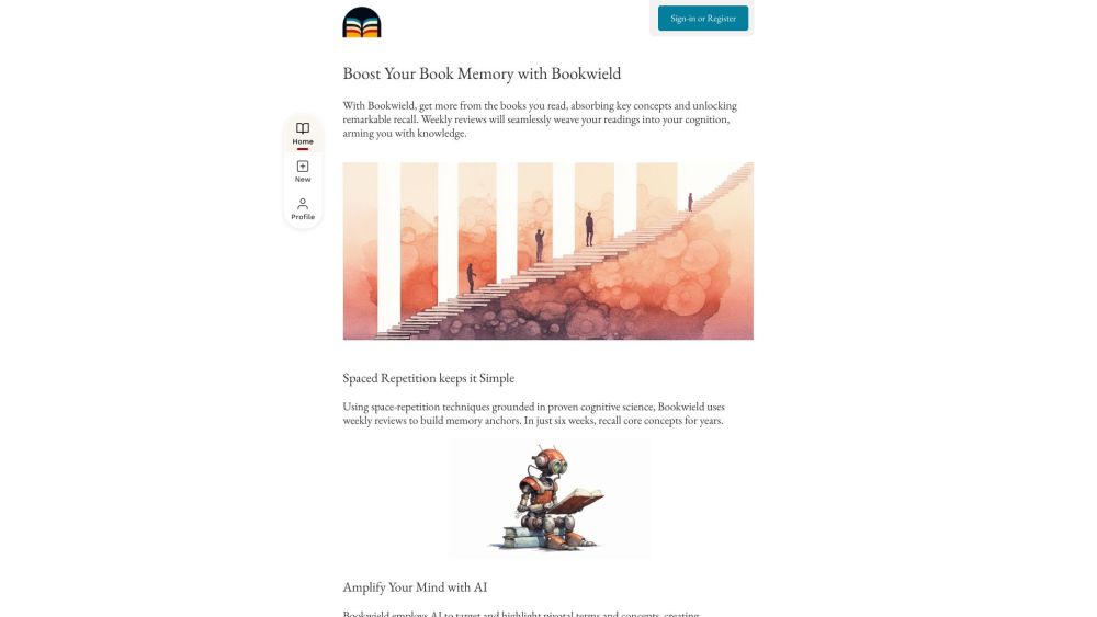 Bookwield Website screenshot