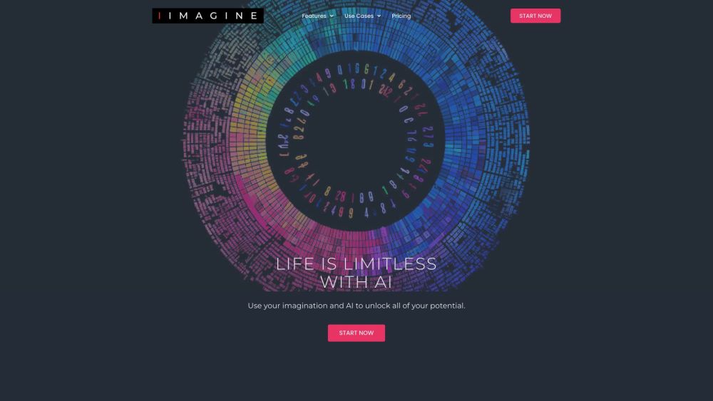 IIMAGINE Website screenshot