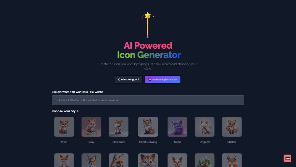 IconAI.Shop Website screenshot