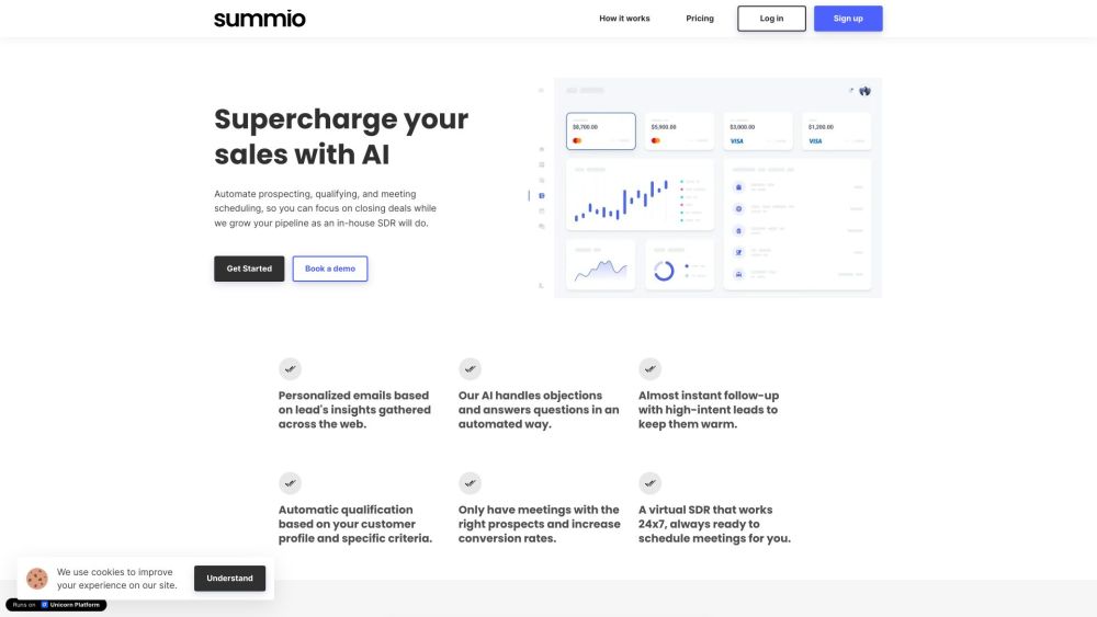 Summio Website screenshot