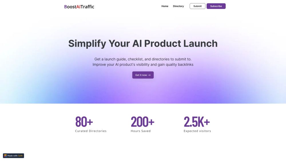 AI Tools Directories Website screenshot