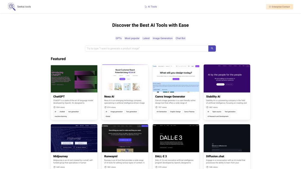 Seekai.tools Website screenshot