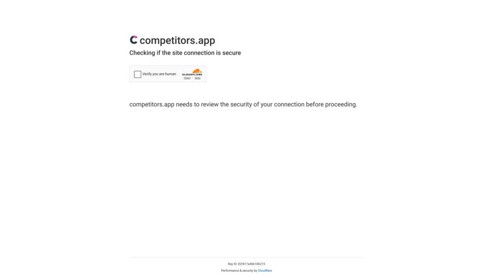 Competitors App Website screenshot