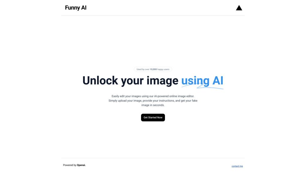 Funny AI Website screenshot