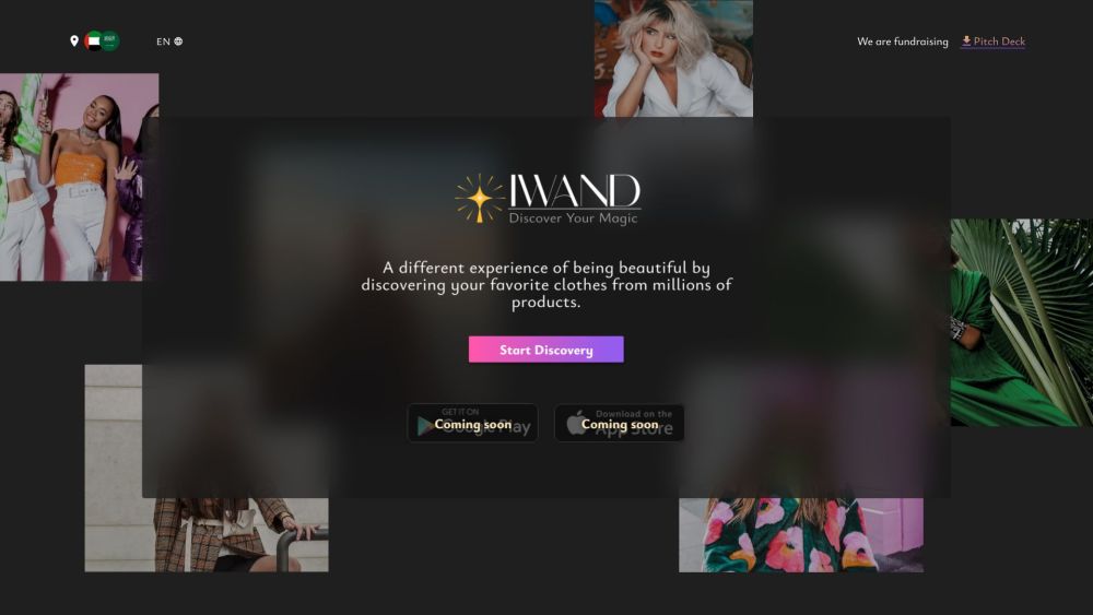 Iwand Website screenshot