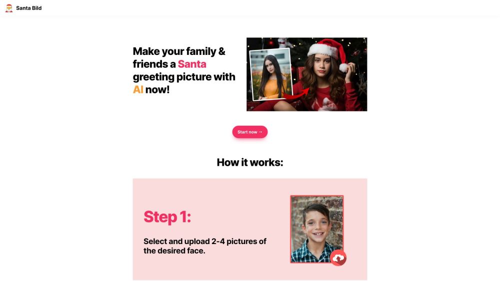 SantaBild Website screenshot