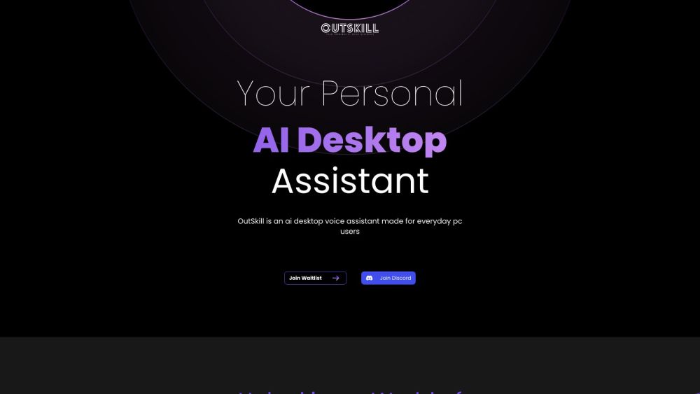 OutSKill Website screenshot