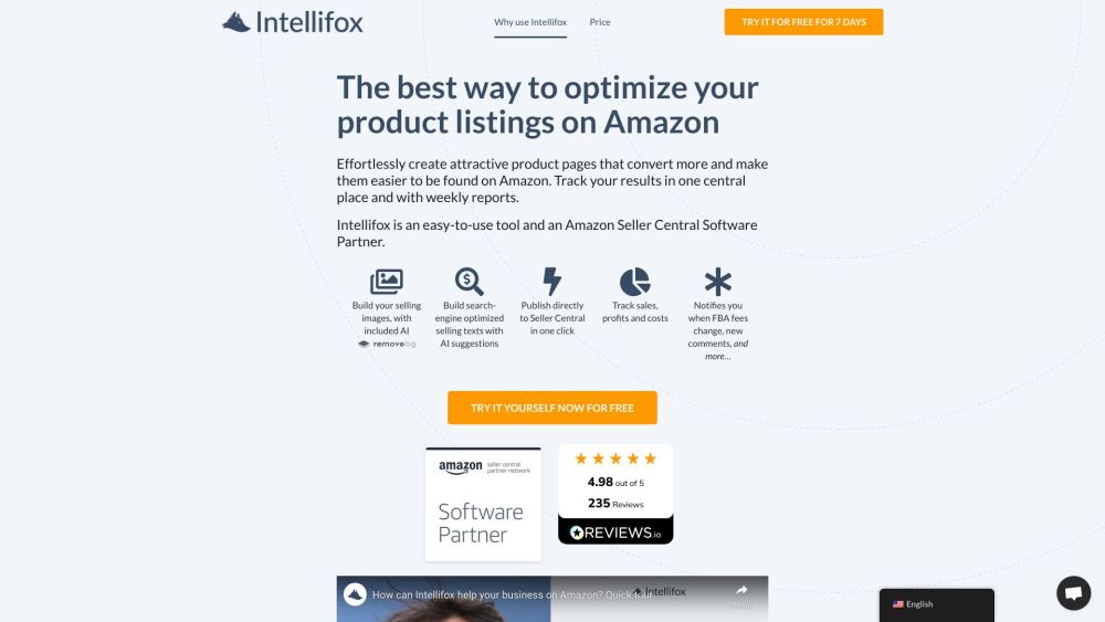 Intellifox Website screenshot