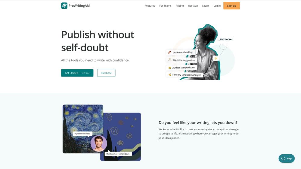 ProWritingAid Website screenshot