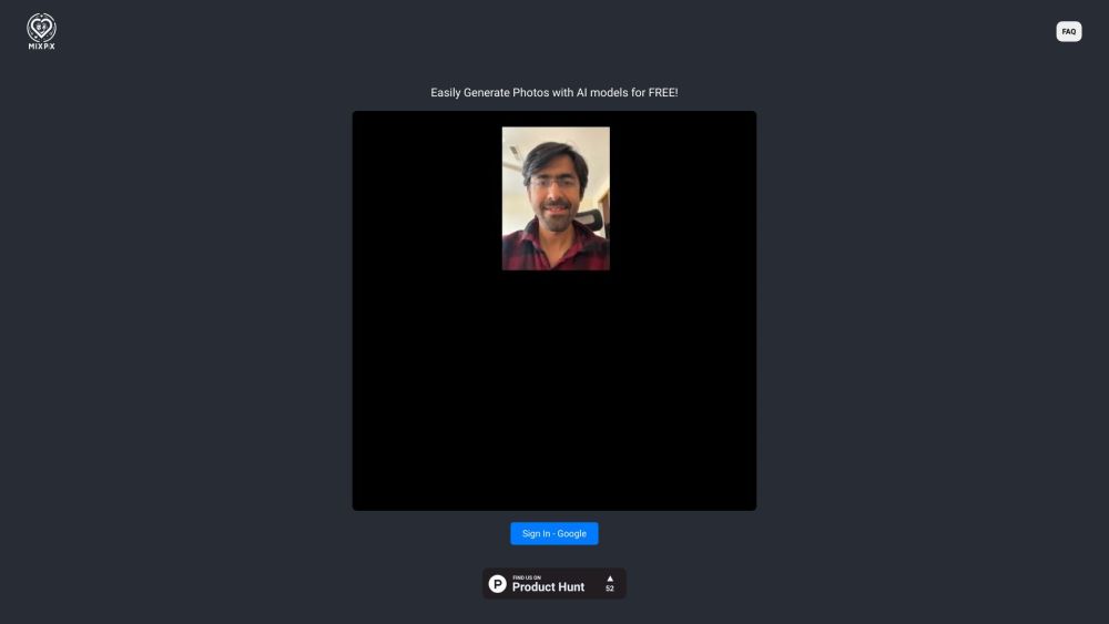 MixPix AI Website screenshot