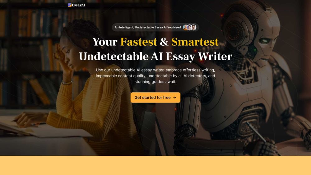 EssayAI.ai Website screenshot