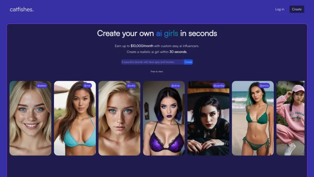 Catfishes Website screenshot