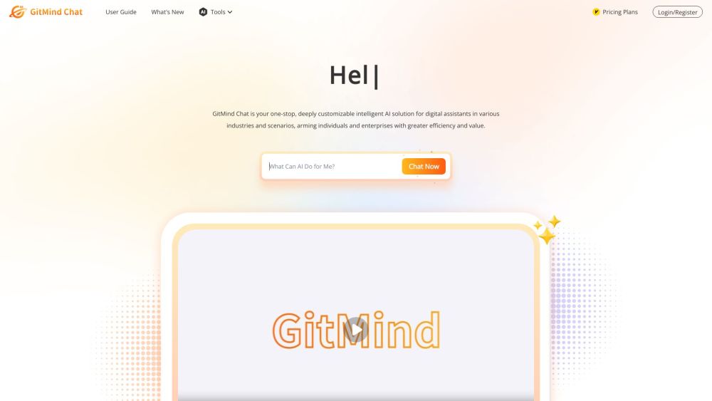 GitMind Chat Website screenshot