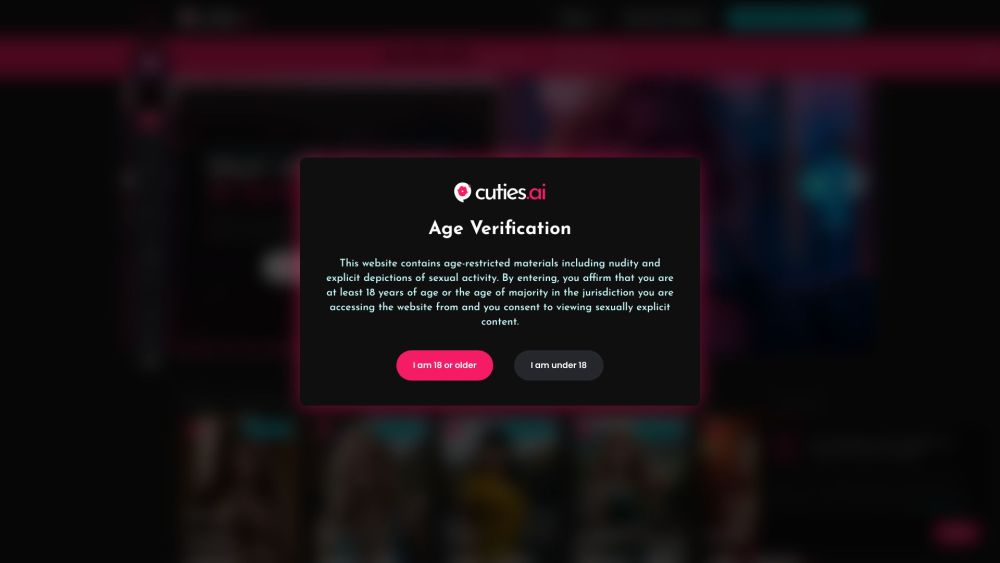 Cuties.ai Website screenshot