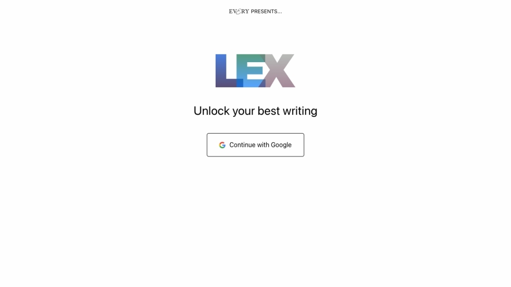 Lex Website screenshot