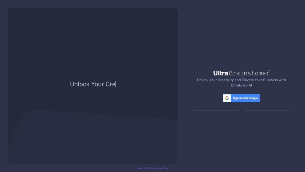 UltraBrain AI Website screenshot