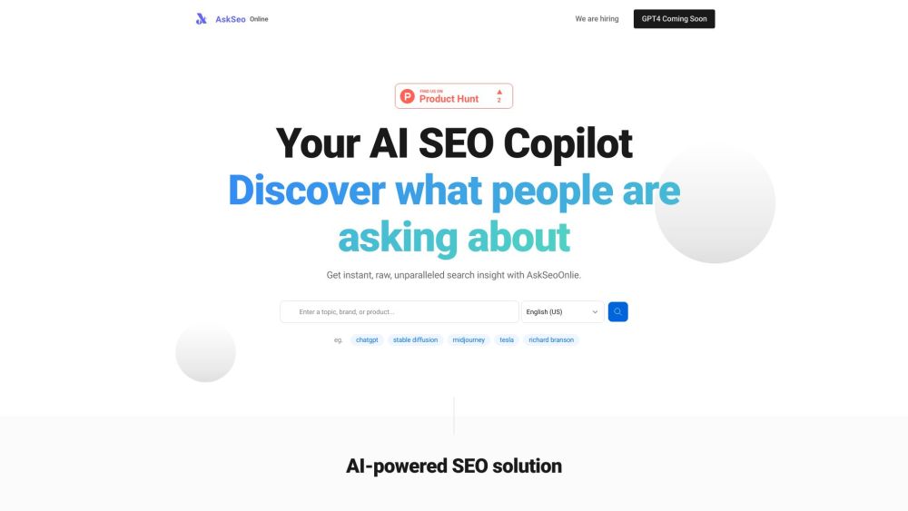 AskSeoOnline Website screenshot