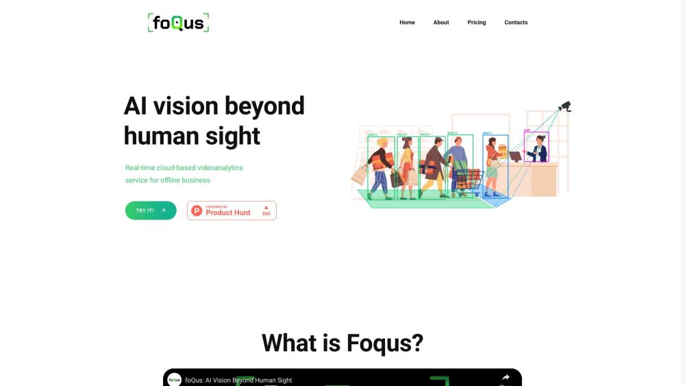 Foqus.live Website screenshot