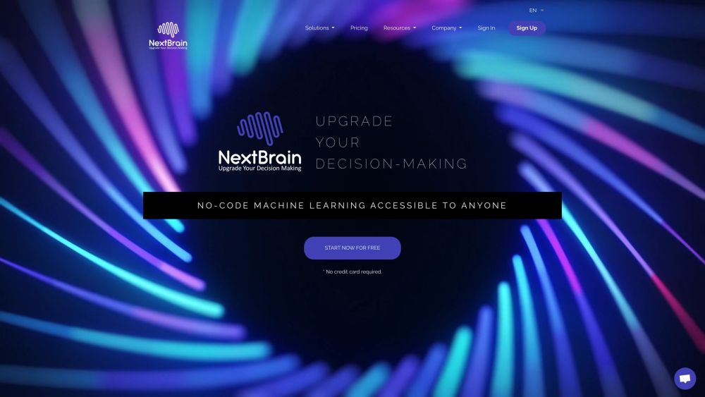 NextBrain AI Website screenshot