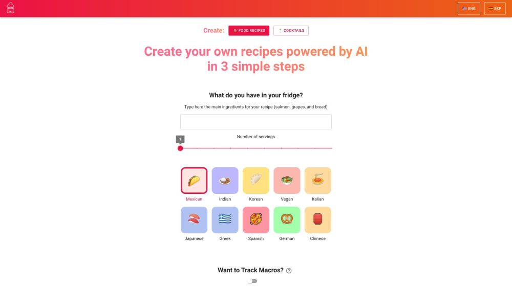 AIFoodie.co Website screenshot