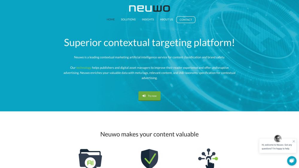 Neuwo Website screenshot