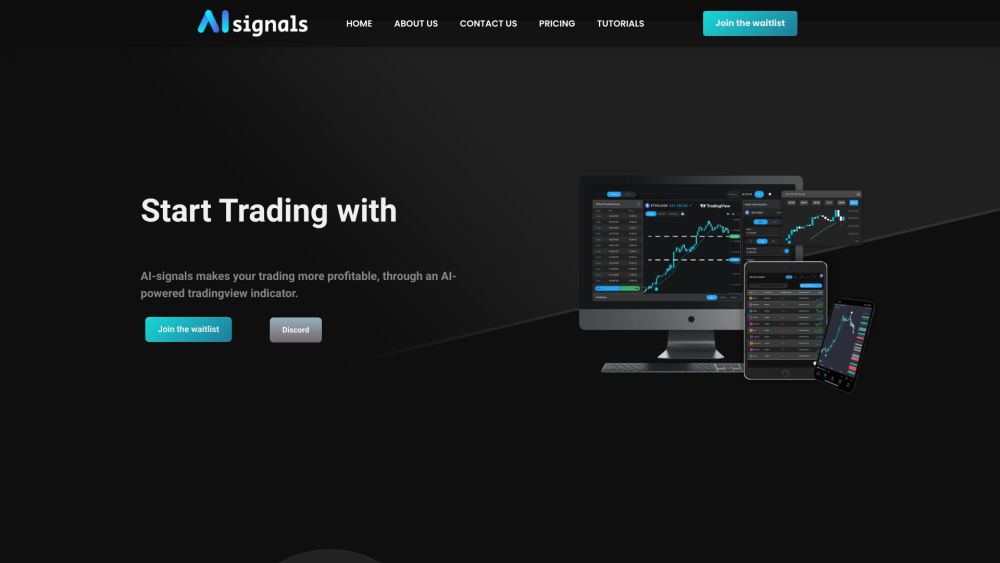 https://ai-signals.com Website screenshot