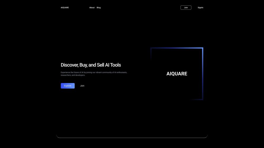 AcquireAi Website screenshot