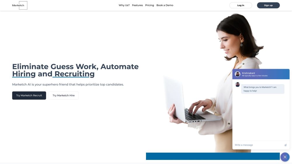 Marketch Inc. Website screenshot