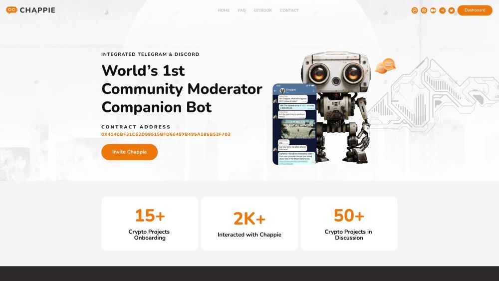 Chappie - World #1 CM Bot Website screenshot