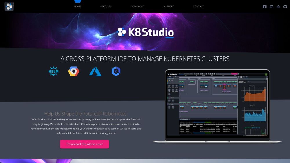 K8Studio Website screenshot