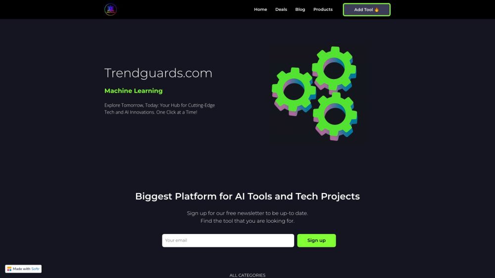 Trendguards.com Website screenshot